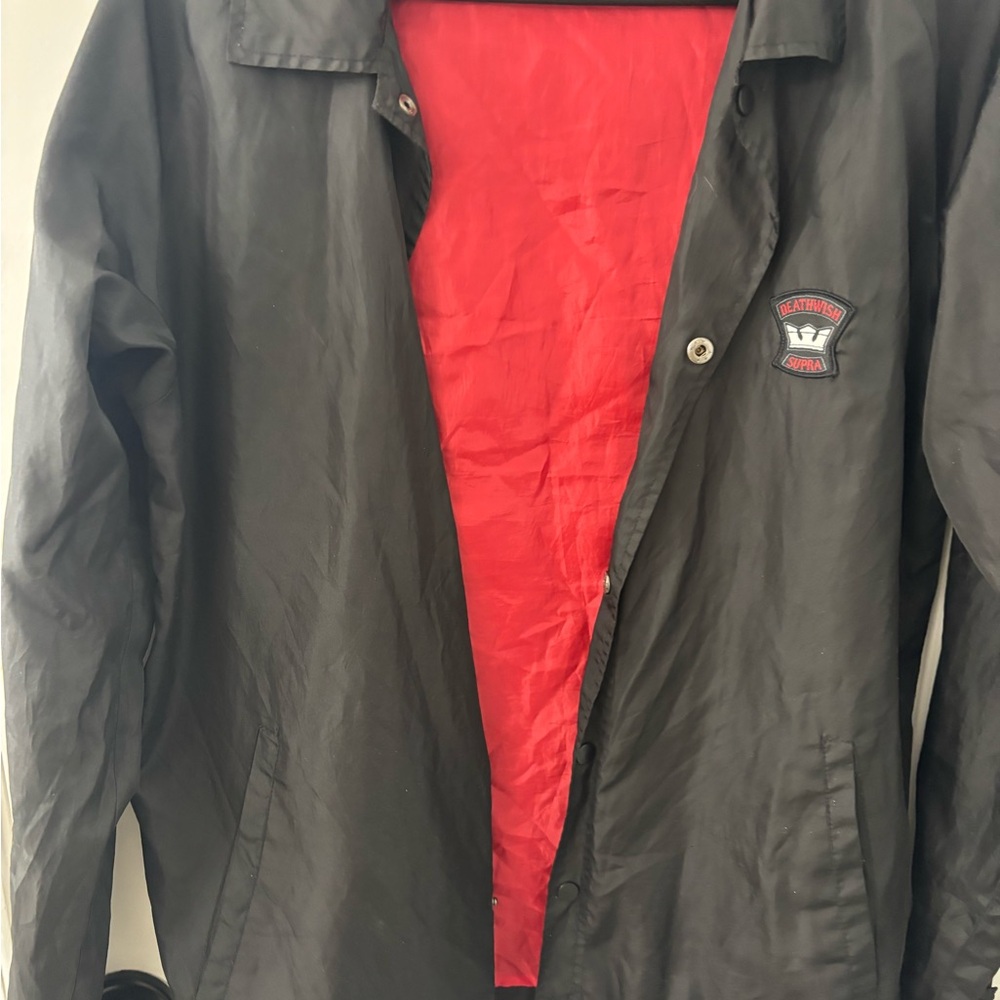 SUPRA FOOTWEAR
Supra Footwear Supra Crown Coalition
'Deathwish' Coach's Jacket - Picture 9 of 9